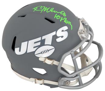 Kevin Mawae Signed Jets SLATE Riddell Speed Mini Helmet w/HOF'19 -(SCHWARTZ COA) Big Discount Cheap Pice