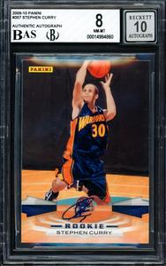 Stephen Curry 2009-10 Panini RC Warriors BGS 8 Gem 10 Auto Beckett 14984860 Low Cost Online