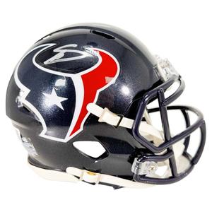 Stefon Diggs Signed Houston Texans Speed Mini Football Helmet (Beckett) 100% Authentic For Sale
