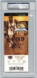 Klay Thompson Signed Oracle Ticket PSA/DNA Warriors Autographed Slabbed Rookie Free Shipping Best Seller