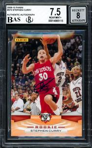 Stephen Curry 2009-10 Panini RC BGS 7.5 Auto Grade Near Mint/Mint 8 Wide Range Of Online