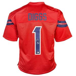 Stefon Diggs Signed Houston Alternate Red Football Jersey (Beckett) Comfortable Online