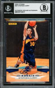 Stephen Curry Autographed 2009-10 Panini Rookie Card Warriors Beckett #16713317 Top Quality Cheap Pice