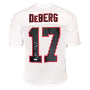 Steve DeBerg Signed Atlanta White Football Jersey (Beckett) Online
