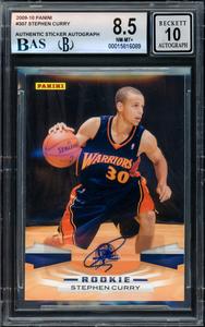 Stephen Curry Autographed 2009-10 Panini RC Warriors BGS 8.5 Gem 10 Auto Beckett Shop For Cheap Online