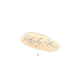 Whitey Ford New York Yankees Autographed Signed Cut (Spencer Ross LOA) Tumblr Online