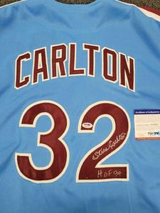 Steve Carlton signed HOF 94 Phillies Jersey Autograph  PSA In-The-Presence COA Top Quality Online