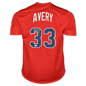Steve Avery Signed Atlanta Red Baseball Jersey (JSA) Outlet Recommend