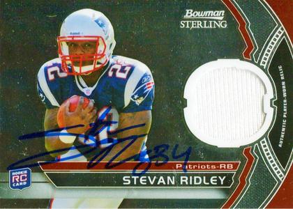 Stevan Ridley Autographed 2011 Topps Rookie Card Cheap The Cheapest