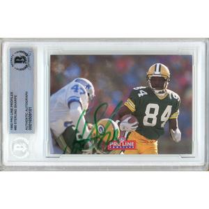 Sterling Sharpe Green Bay Packers Signed 1992 Pro Line Profiles Card Beckett Auth Auto Slab Supply Online