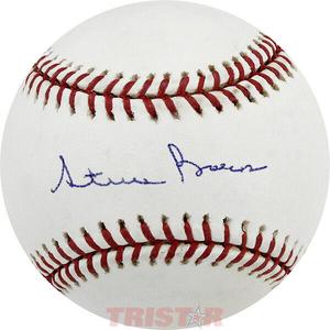 STEVE BOROS SIGNED AUTOGRAPHED ML BASEBALL TRISTAR - TIGERS, CUBS, REDS Free Shipping Online