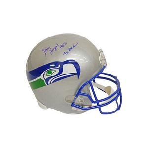 Steve Largent signed Seahawks Full Size Rep Helmet HOF 95/7 X Pro Bowl- Schwartz Sale For Nice