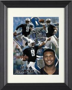 Steve McNair signed Tennessee Titans Air McNair NFL 8x10 Photo Framed- Beckett Cheap Sale Outlet