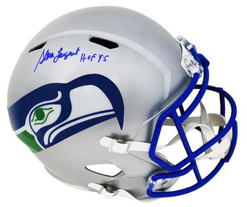 Steve Largent Signed Seahawks T/B Riddell F/S Speed Rep Helmet w/HOF'95 - SS COA Outlet Store Online