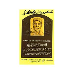 Stanley Covelski Autographed HOF Plaque (JSA Auth) Cheap Sale Free Shipping