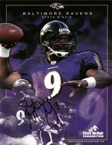 Steve McNair signed Baltimore Ravens Air McNair NFL Collage 8.5x11 Photo-Beckett Best Seller Cheap Pice
