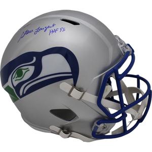 Steve Largent Autographed Seattle Seahawks F/S TB Helmet Beckett 37983 2025 New For Sale