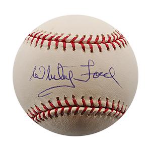 Whitey Ford New York Yankees Autographed Signed ROMLB Baseball (Steiner COA & MLB Auth) Discount Professional