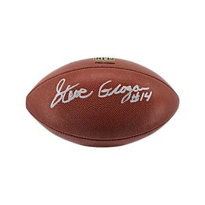 Steve Grogan New England Patriots Autographed Signed Wilson Pro-Comp Football (JSA) Discount Best Place