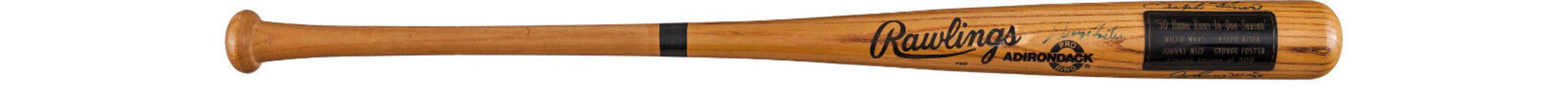 WILLIE MAYS RALPH KINER GEORGE FOSTER JOHNNY MIZE MULTI SIGNED 50 HOME-RUNS BAT Cheapest Cheap Online