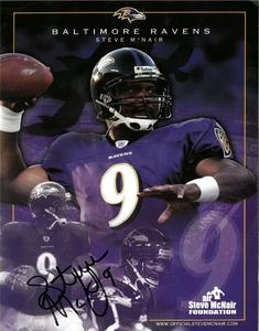 Steve McNair signed Baltimore Ravens Air McNair NFL Collage 8.5x11 Photo-Beckett Buy Cheap Pice