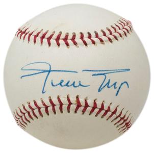 Willie Mays Monte Irvin Dual Signed Giants Baseball BAS LOA AA05927 Free Shipping Low Shipping