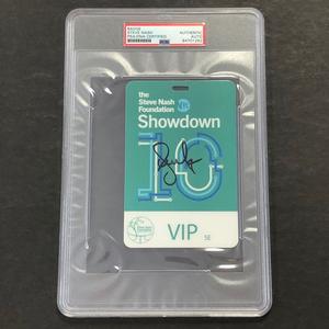 Steve Nash SIGNED VIP PASS AUTO PSA Slabbed Suns Countdown Package