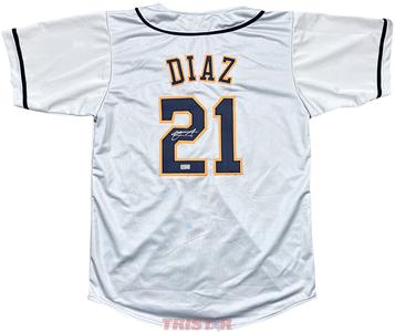 Yainer Diaz Signed Autographed Houston Custom Jersey TRISTAR Free Shipping For Sale