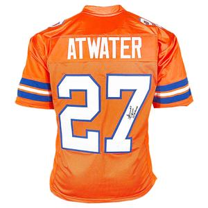 Steve Atwater Signed 2x SB Champ Inscription Denver Orange Football Jersey (JSA) Sast Cheap Pice
