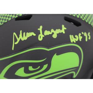 Steve Largent Autographed Seattle Seahawks Eclipse Mini Helmet Beckett 48128 With Paypal Sale Online