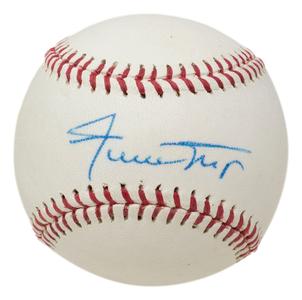 Willie Mays Monte Irvin Dual Signed Giants Baseball BAS LOA AA05924 Comfortable Online