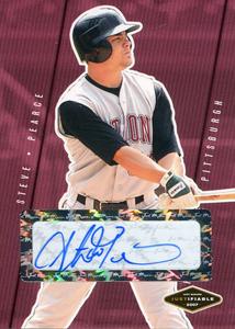 Steve Pearce Autographed 2007 Just Minors Rookie Card Fast Delivery For Sale