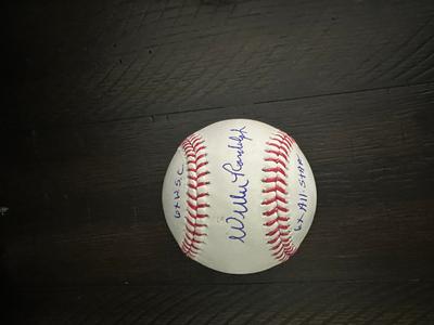 Willie Randolph signed baseball with 2 inscriptions Perfect Sale Online