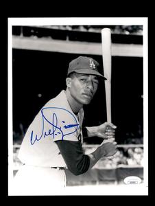 Willie Davis JSA Coa Signed  8x10 Photo Autograph Dodgers Supply