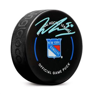 Will Cuylle Signed New York Rangers Official Game Puck Extremely Cheap Online