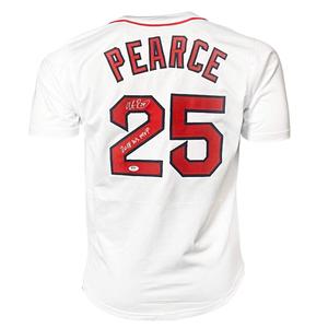 Steve Pearce Signed 2018 WS MVP Inscription Boston White Baseball Jersey (PSA) Online Online For Sale