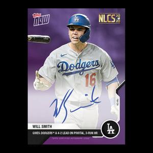 WILL SMITH SIGNED LA DODGERS 3-RUN HR NLCS POSTSEASON TOPPS NOW AUTO CARD #429A Footlocker Cheap Online