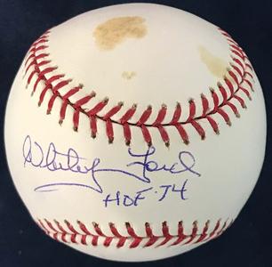 Whitey Ford Autographed Official Major League Baseball Cheap Sale Latest Collections