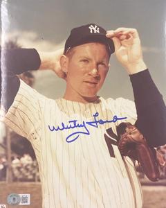 Whitey Ford Signed 8x10 New York Yankees Photo BAS BH71162 Clearance Outlet