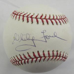 Whitey Ford Signed Auto Rawlings Baseball JSA CD18207 Free Shipping High Quality