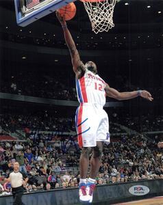 Will Bynum signed 8x10 photo PSA/DNA Detroit Pistons Autographed Free Shipping 100% Guaranteed