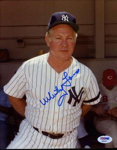 Whitey Ford Psa/dna Signed Certed 8x10 Photo Authentic Autograph Discount Fashionable