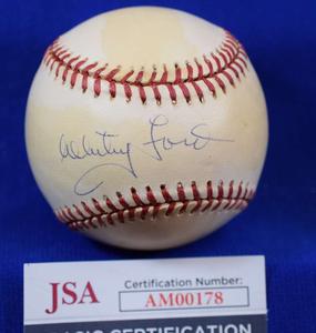 Whitey Ford JSA Certed Autograph American League OAL Signed Baseball New Online