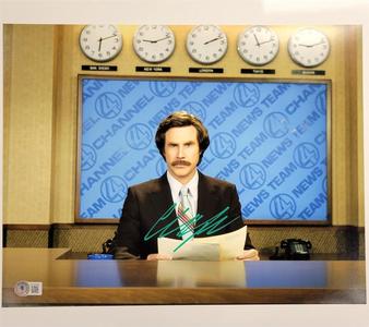 Will Ferrell signed Anchorman 11x14 photo autograph  Beckett BAS Holo Looking For For Sale