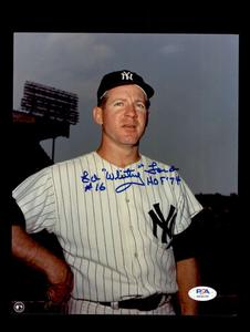 Whitey Ford PSA DNA Cert Signed 16 HOF 74 8x10 Photo Autograph Yankees Clearance Shop