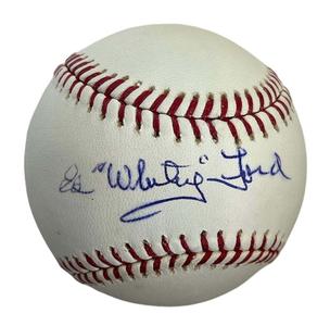 Whitey Ford Autographed Official Major League Baseball Discount Latest Collections