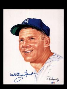 Whitey Ford PSA DNA Signed  8x10 Ron Lewis Photo Autograph Yankees Clearance Clearance Store