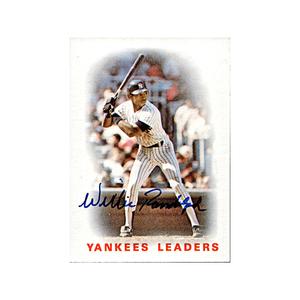 Willie Randolph Autographed Signed New York Yankees 1986 Topps Yankees Leaders #276 Card (CX Auth) Reliable Cheap Online