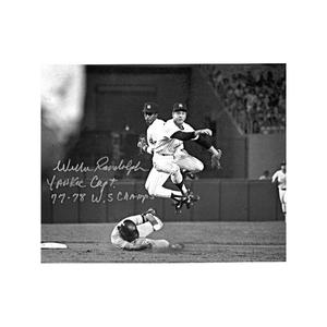 Willie Randolph Autographed and Insc. "Yankee Capt, 77.78 W.S Champs" 8x10 Photo Free Shipping For Cheap