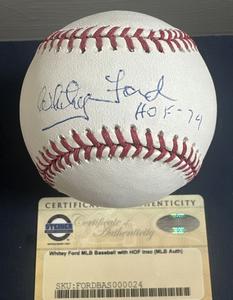 Whitey Ford Yankees Signed Official Baseball HOF 74 Auto Mint Steiner & Mlb Coa Buy Cheap Very Cheap